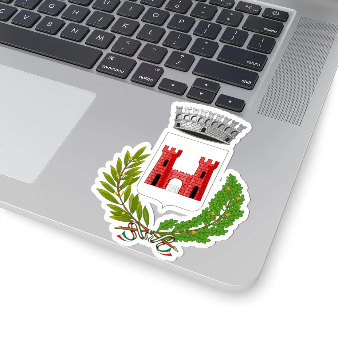 Quart-Stemma (Italy) (Coat of Arms) STICKER Vinyl Kiss-Cut Decal - The Sticker Space