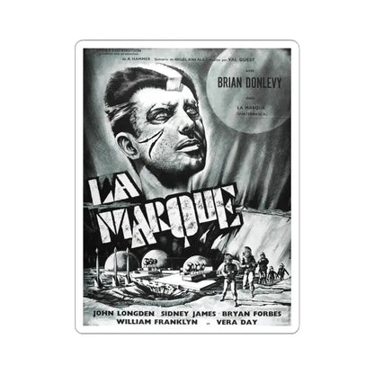 QUATERMASS II (FRENCH) 1957 Movie Poster - STICKER Vinyl Kiss-Cut Decal 4 Inch White - The Sticker Space