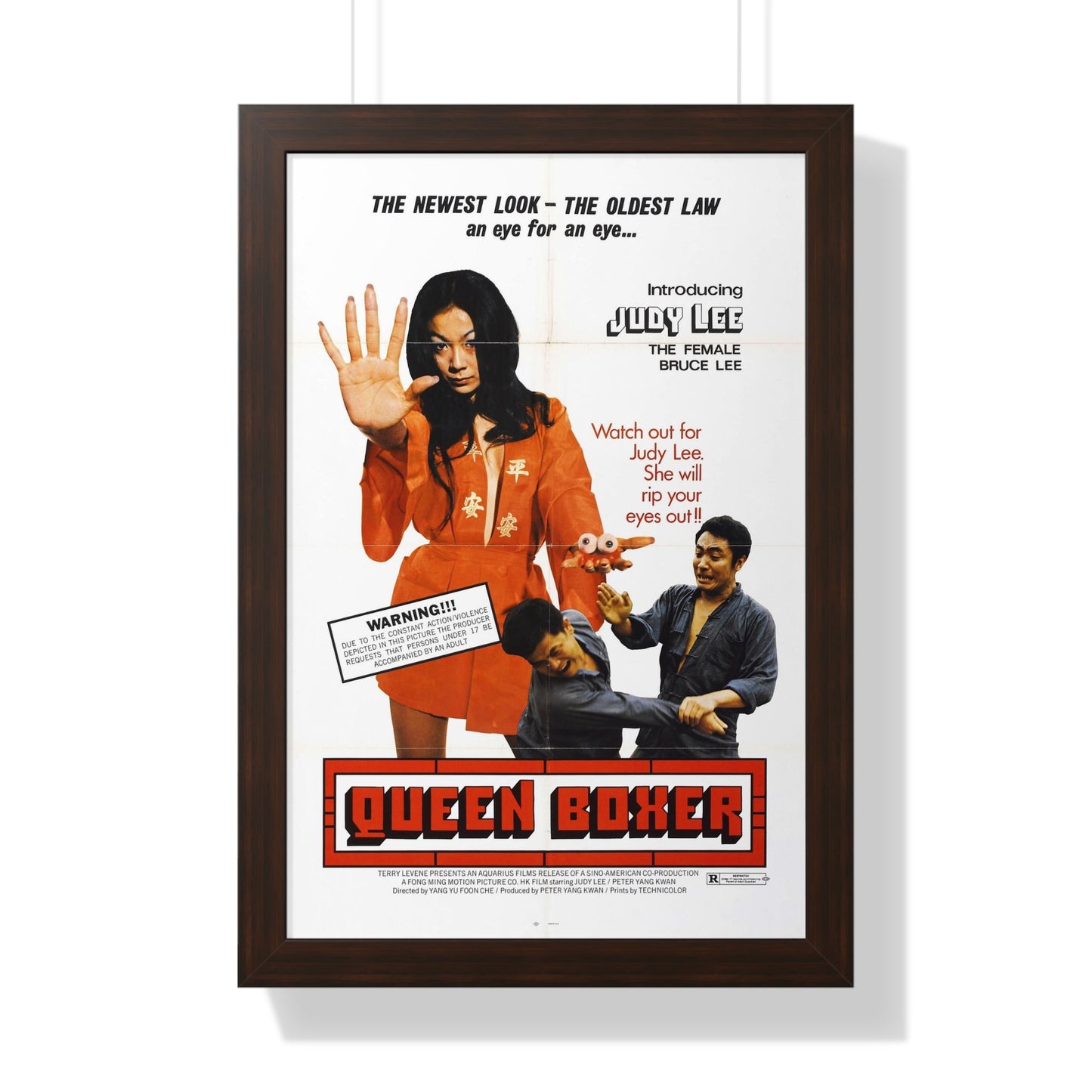 QUEEN BOXER 1972 - Framed Movie Poster-16″ x 24″-The Sticker Space