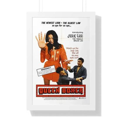 QUEEN BOXER 1972 - Framed Movie Poster 16″ x 24″ White - The Sticker Space