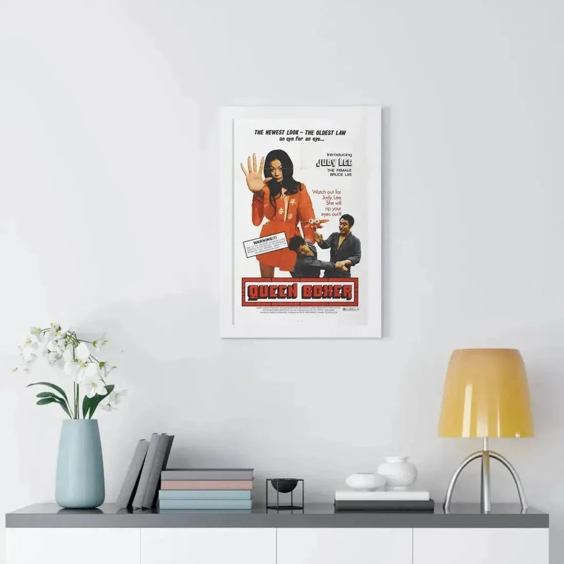 QUEEN BOXER 1972 - Framed Movie Poster - The Sticker Space