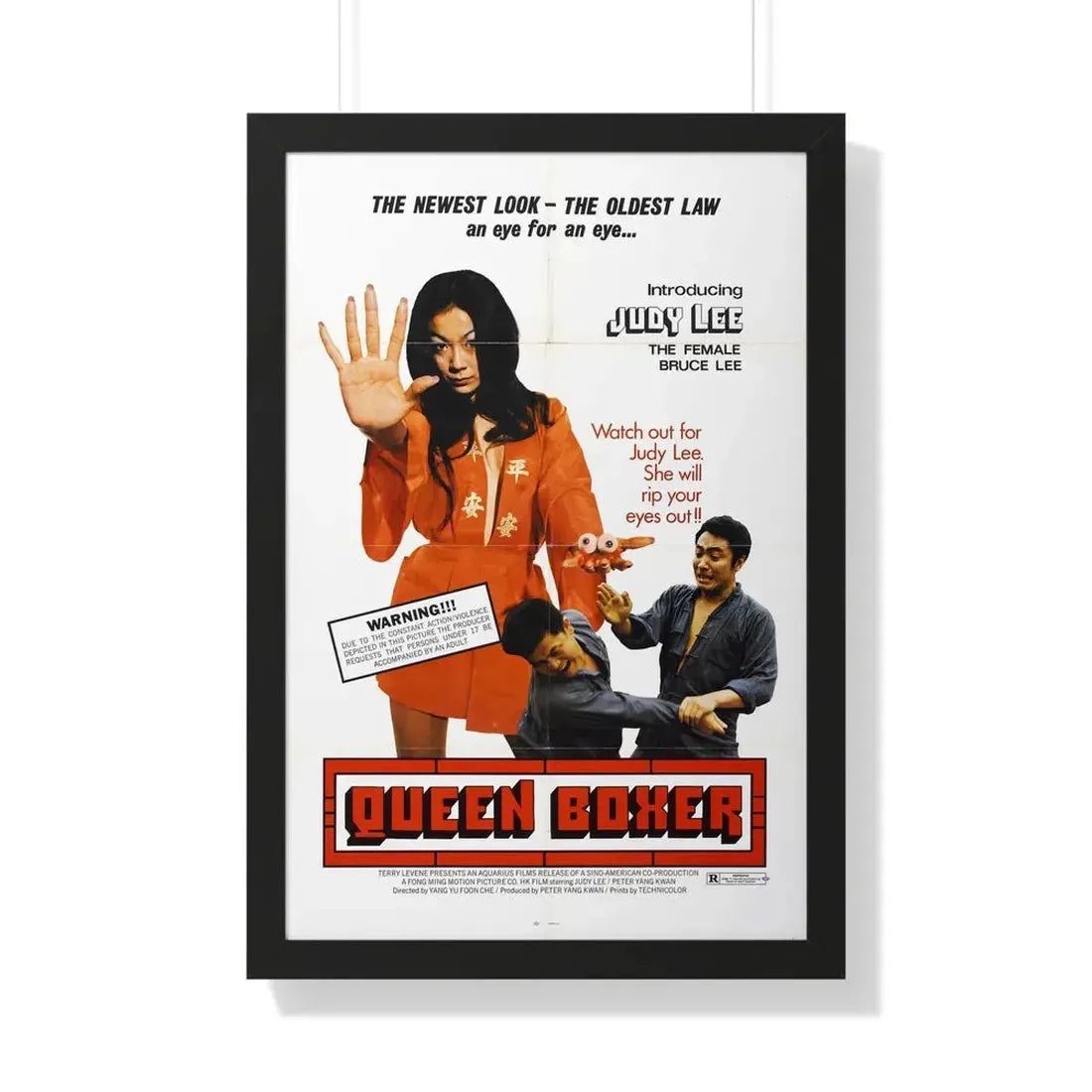 QUEEN BOXER 1972 - Framed Movie Poster - The Sticker Space
