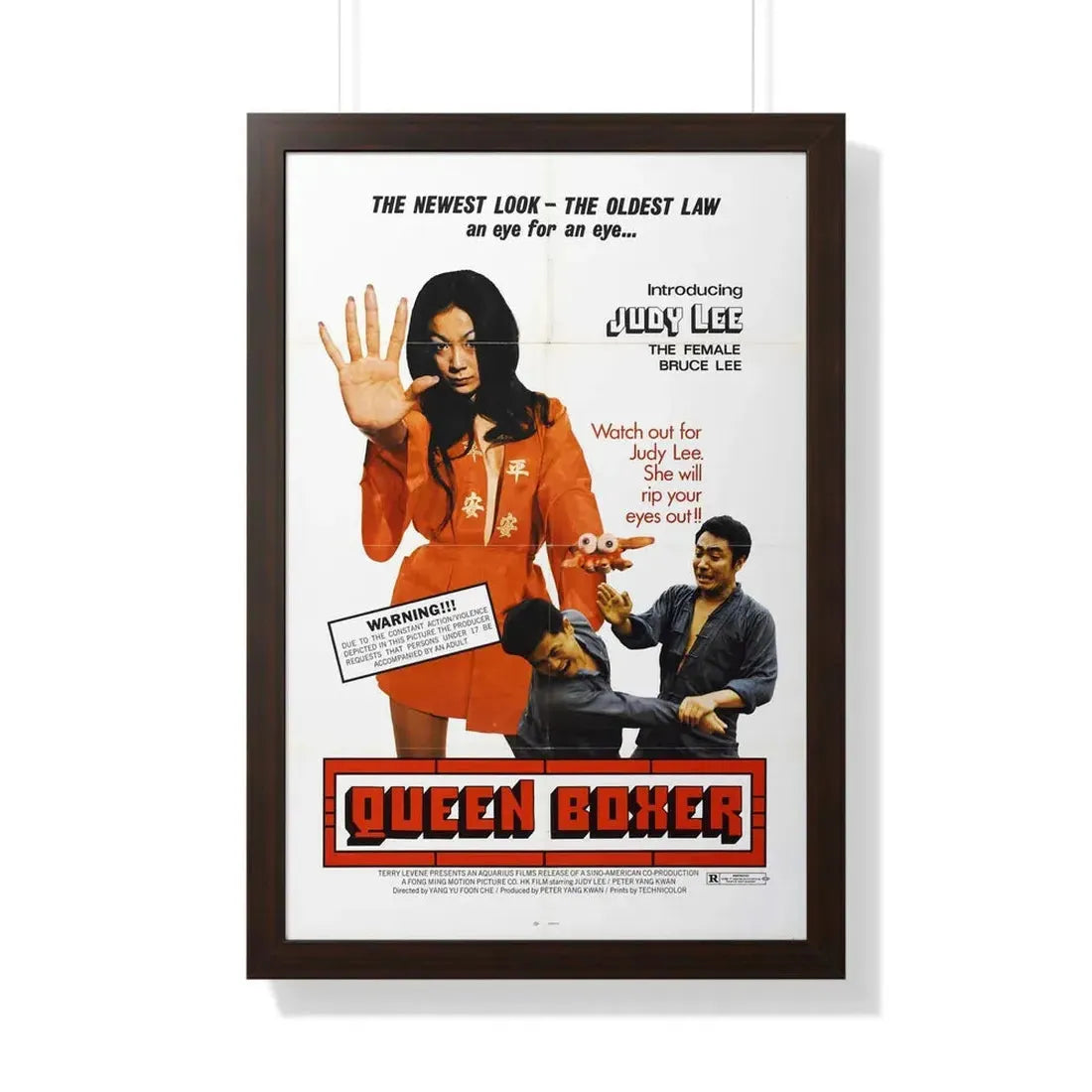 QUEEN BOXER 1972 - Framed Movie Poster - The Sticker Space