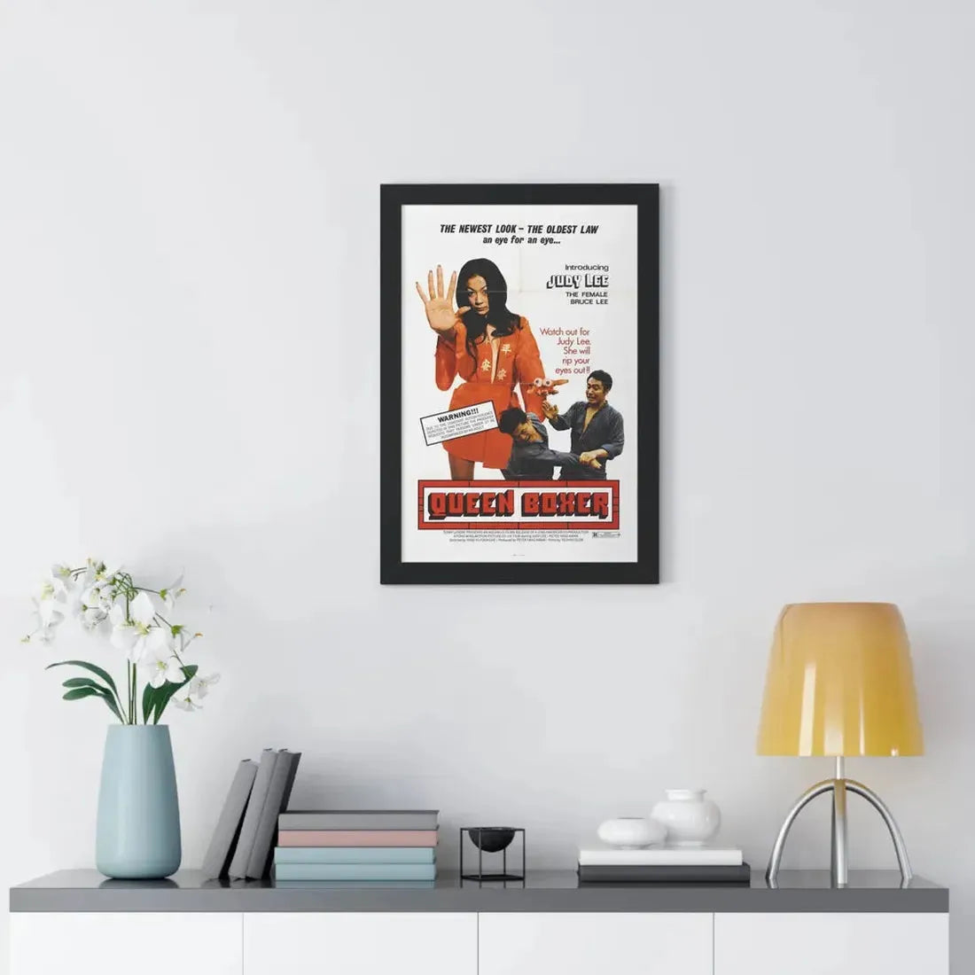 QUEEN BOXER 1972 - Framed Movie Poster - The Sticker Space