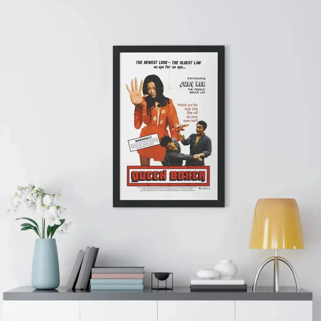 QUEEN BOXER 1972 - Framed Movie Poster - The Sticker Space