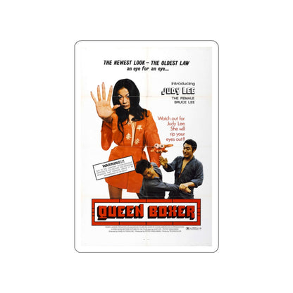 QUEEN BOXER 1972 Movie Poster STICKER Vinyl Die-Cut Decal-White-The Sticker Space