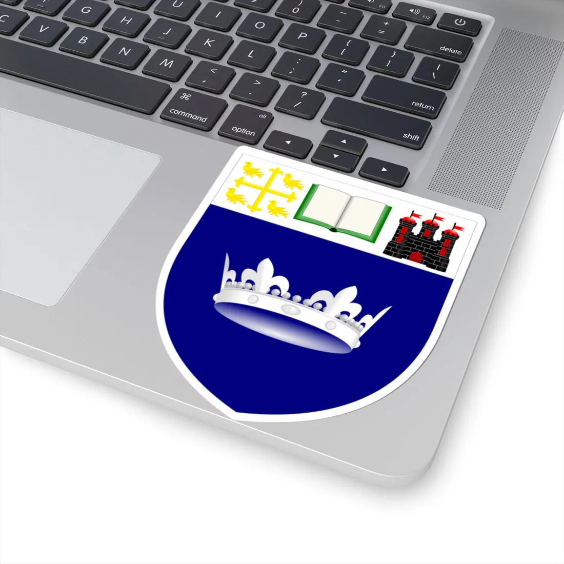 Queen Margaret University arms (United Kingdom) (Coat of Arms) STICKER Vinyl Kiss-Cut Decal - The Sticker Space