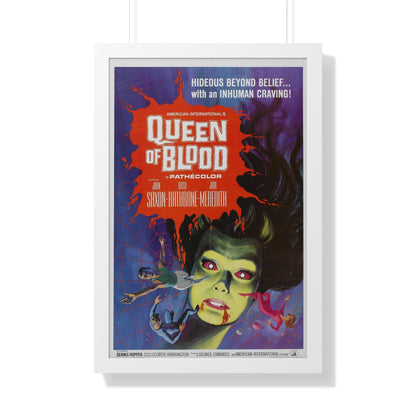 QUEEN OF BLOOD 1966 - Framed Movie Poster-20" x 30"-The Sticker Space