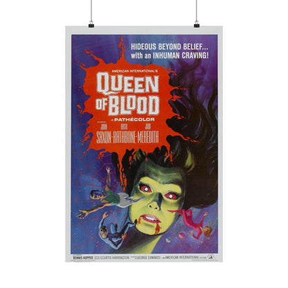 QUEEN OF BLOOD 1966 - Paper Movie Poster-20″ x 30″-The Sticker Space