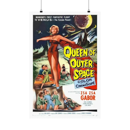 QUEEN OF OUTER SPACE 1958 - Paper Movie Poster 20″ x 30″ Matte - The Sticker Space