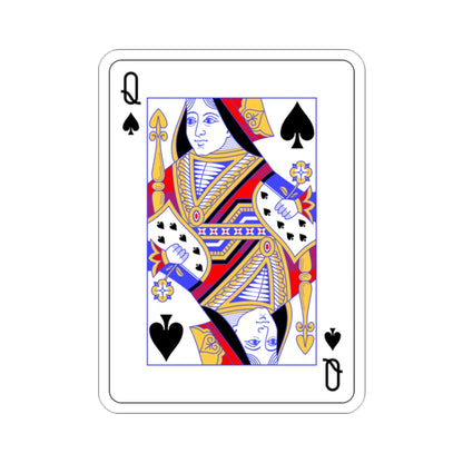 Queen of Spades Playing Card STICKER Vinyl Die-Cut Decal-2 Inch-The Sticker Space