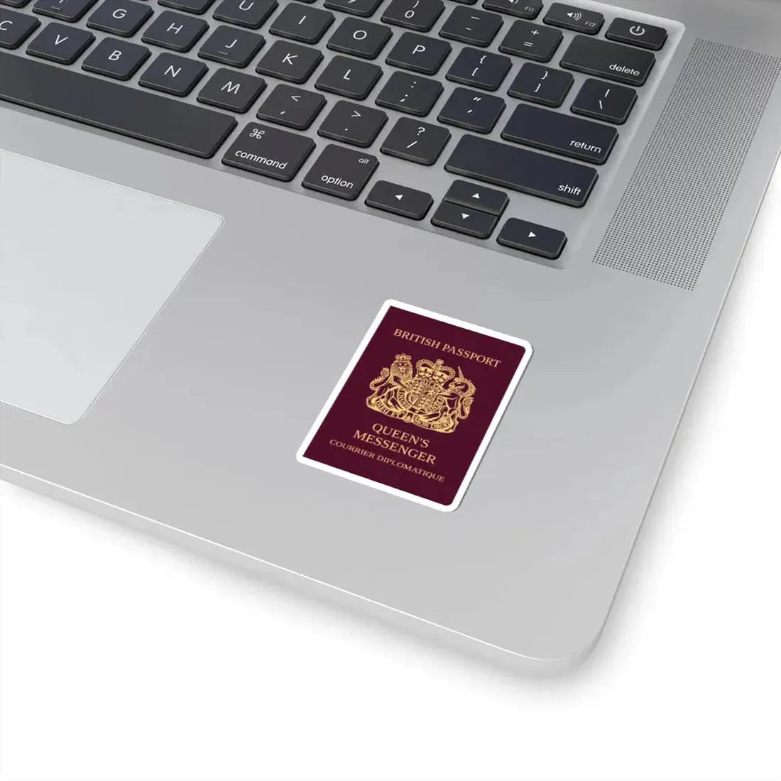 Queen's Messenger Passport - STICKER Vinyl Kiss-Cut Decal - The Sticker Space