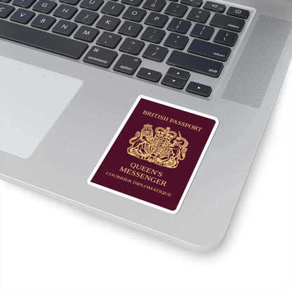 Queen's Messenger Passport - STICKER Vinyl Kiss-Cut Decal - The Sticker Space