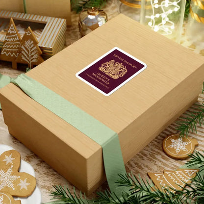 Queen's Messenger Passport - STICKER Vinyl Kiss-Cut Decal - The Sticker Space