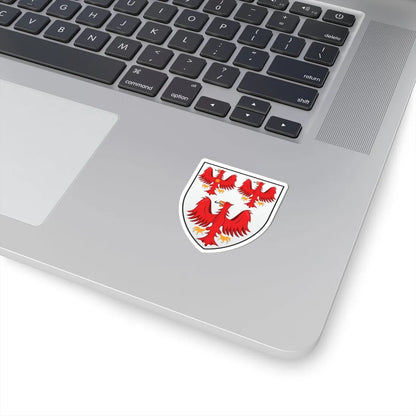 Queens College Oxford Coat Of Arms (England) (Coat of Arms) STICKER Vinyl Kiss-Cut Decal - The Sticker Space