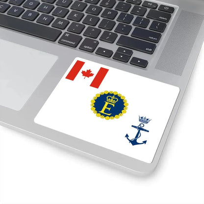 Queens Colour for the Royal Canadian Navy (Canada) STICKER Vinyl Kiss-Cut Decal - The Sticker Space