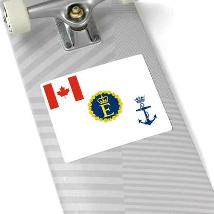 Queens Colour for the Royal Canadian Navy (Canada) STICKER Vinyl Kiss-Cut Decal - The Sticker Space