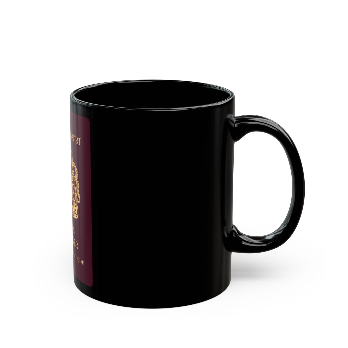 Queen's Messenger Passport - Black Coffee Mug