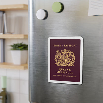 Queen's Messenger Passport - Die-Cut Magnet-The Sticker Space