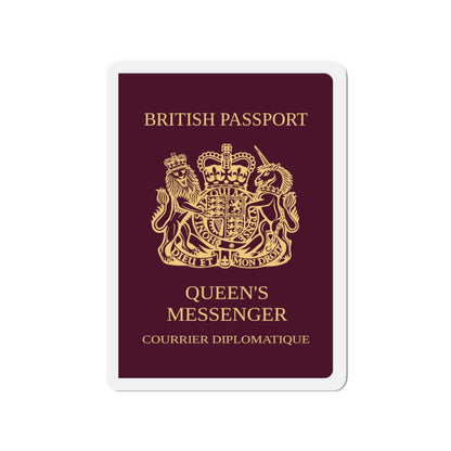 Queen's Messenger Passport - Die-Cut Magnet-3" x 3"-The Sticker Space