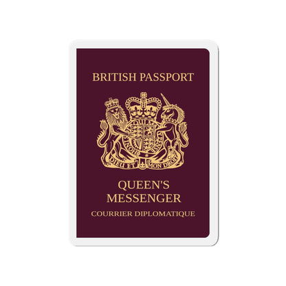 Queen's Messenger Passport - Die-Cut Magnet-4" x 4"-The Sticker Space