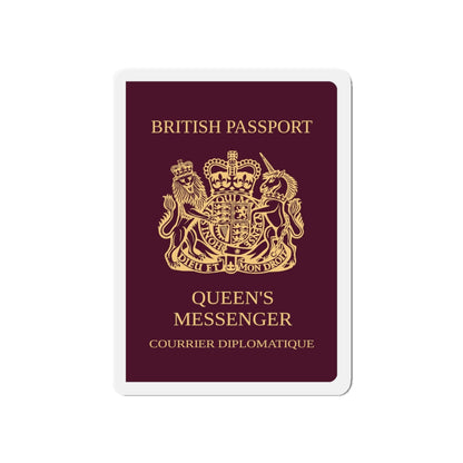 Queen's Messenger Passport - Die-Cut Magnet-5" x 5"-The Sticker Space