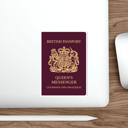 Queen's Messenger Passport STICKER Vinyl Die-Cut Decal-The Sticker Space