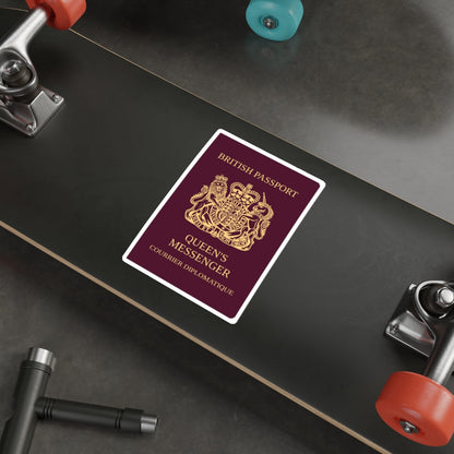 Queen's Messenger Passport STICKER Vinyl Die-Cut Decal-The Sticker Space