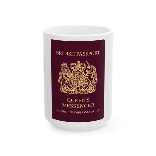 Queen's Messenger Passport - White Coffee Mug