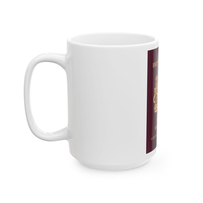 Queen's Messenger Passport - White Coffee Mug