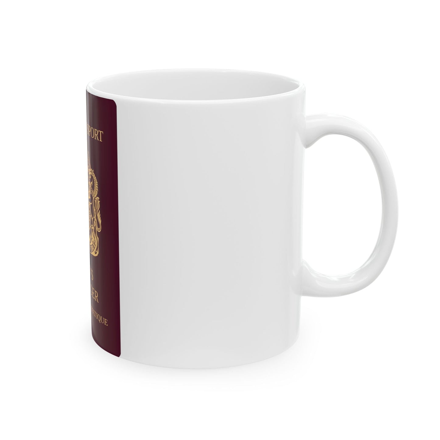 Queen's Messenger Passport - White Coffee Mug