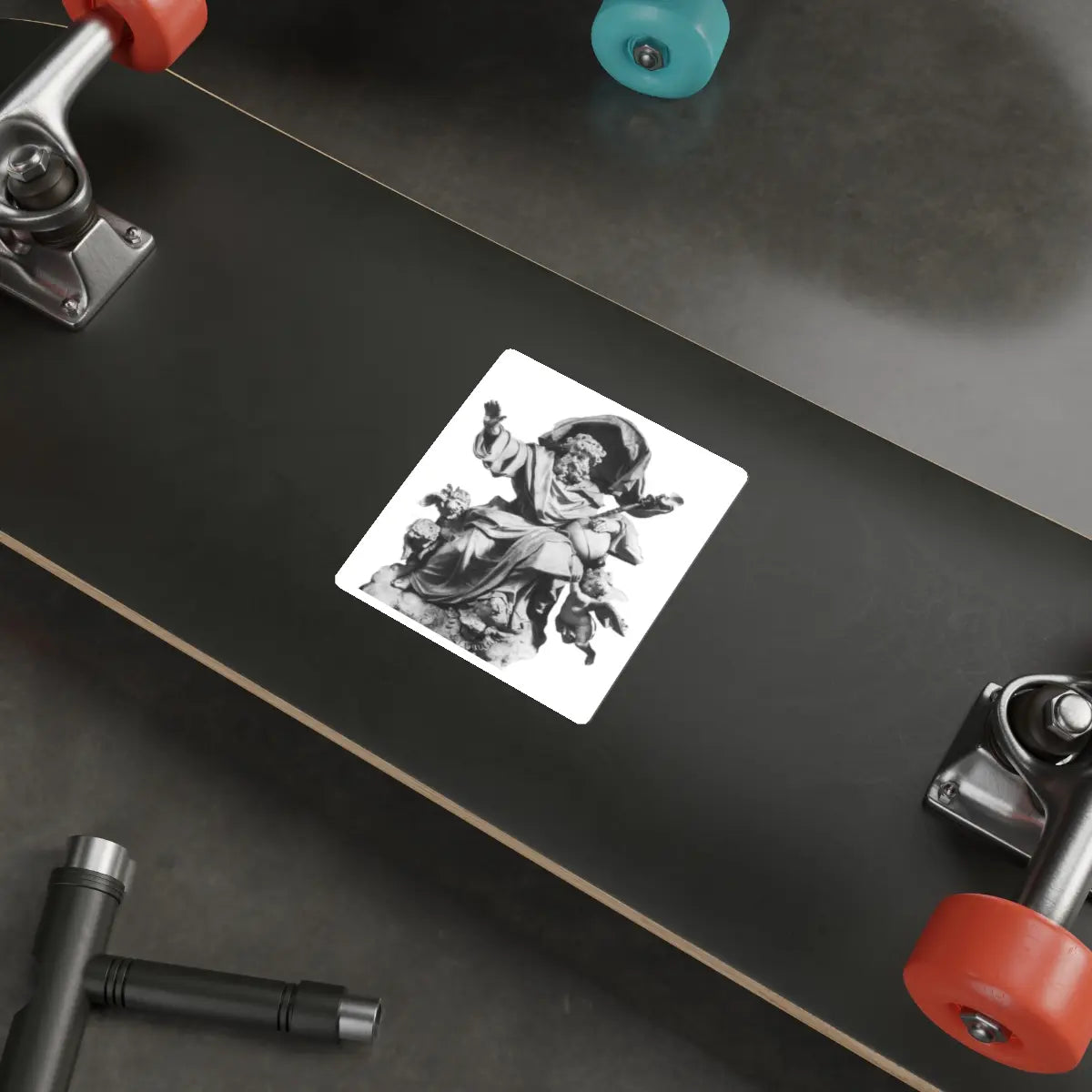 SKU:10760812503775654966 Sticker types:White Shape:Die-Cut Sizes:4" × 4"