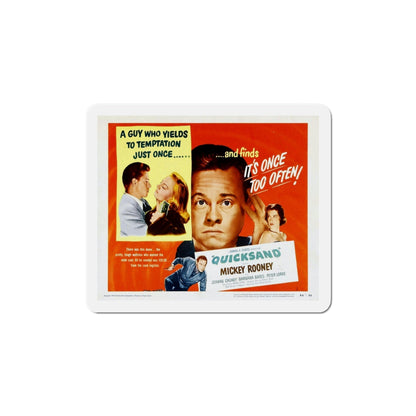 Quicksand 1950 Movie Poster Die-Cut Magnet-6 Inch-The Sticker Space