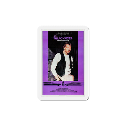 Quicksilver 1986 Movie Poster Die-Cut Magnet-6 × 6"-The Sticker Space