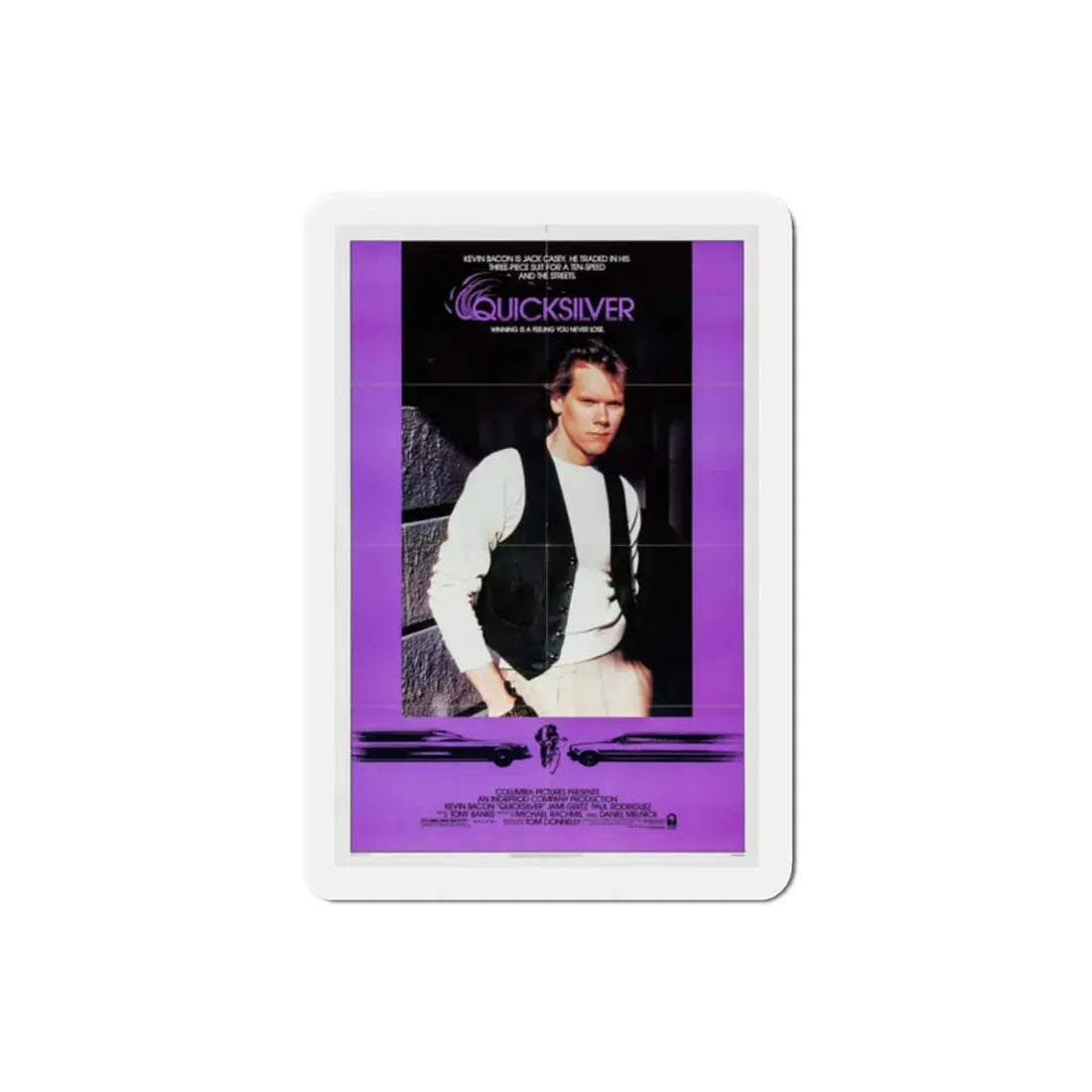 Quicksilver 1986 Movie Poster Refrigerator Magnet - The Sticker Space