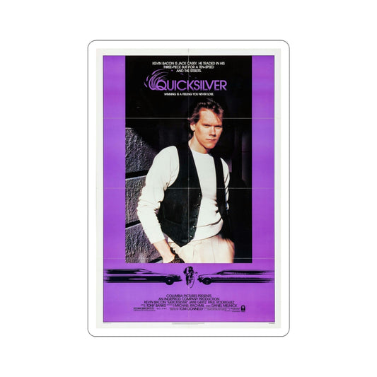 Quicksilver 1986 Movie Poster STICKER Vinyl Die-Cut Decal-6 Inch-The Sticker Space
