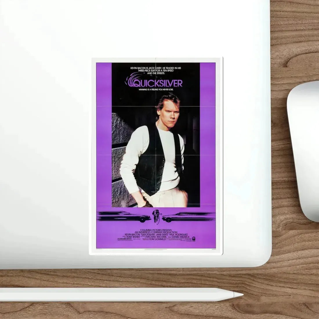 Quicksilver 1986 Movie Poster STICKER Vinyl Die-Cut Decal - The Sticker Space