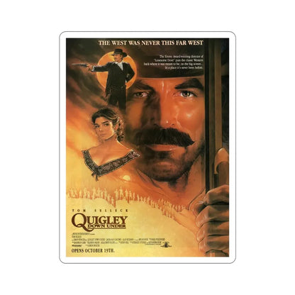 Quigley Down Under 1990 Movie Poster STICKER Vinyl Die-Cut Decal - The Sticker Space