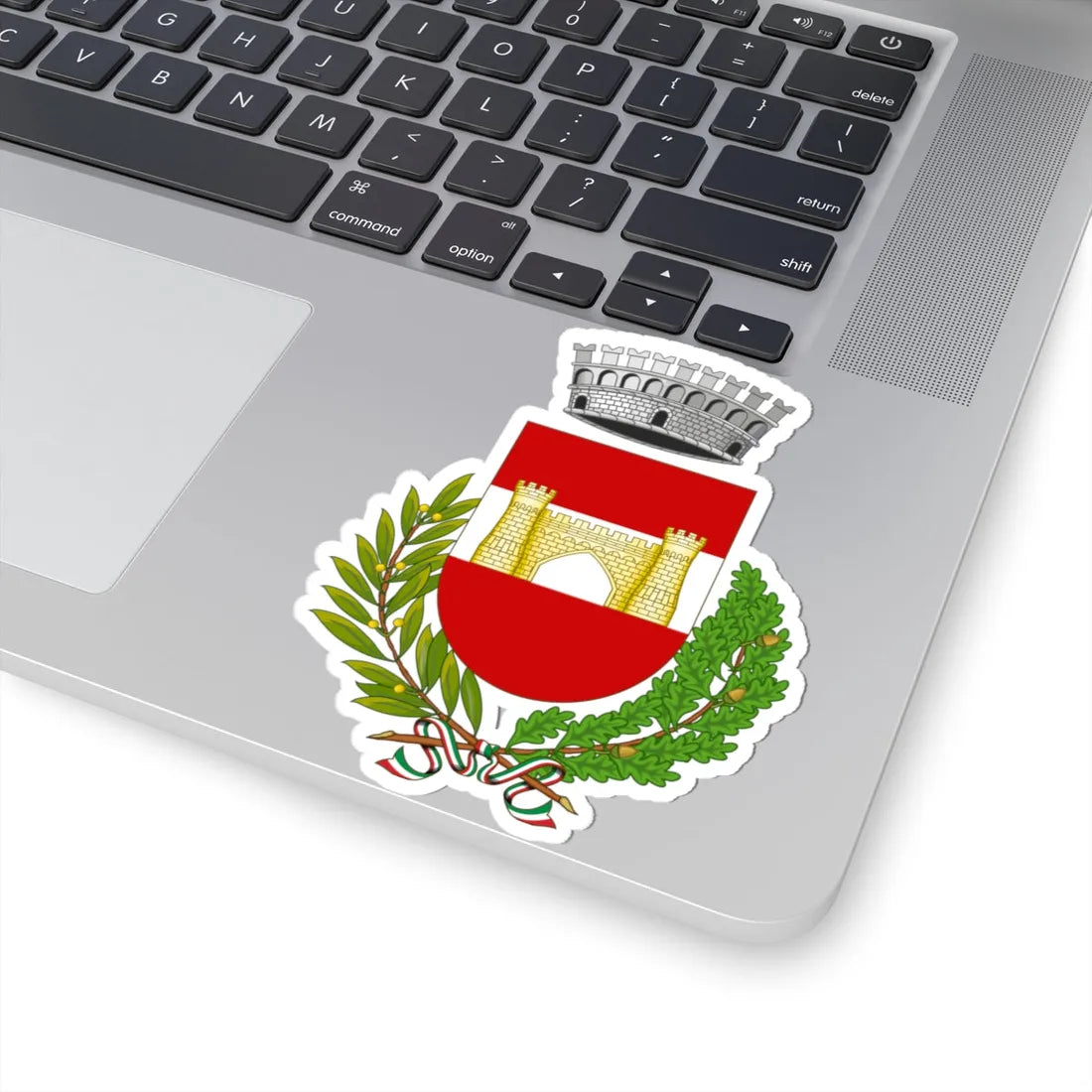 Quilliano-Stemma (Italy) (Coat of Arms) STICKER Vinyl Kiss-Cut Decal - The Sticker Space