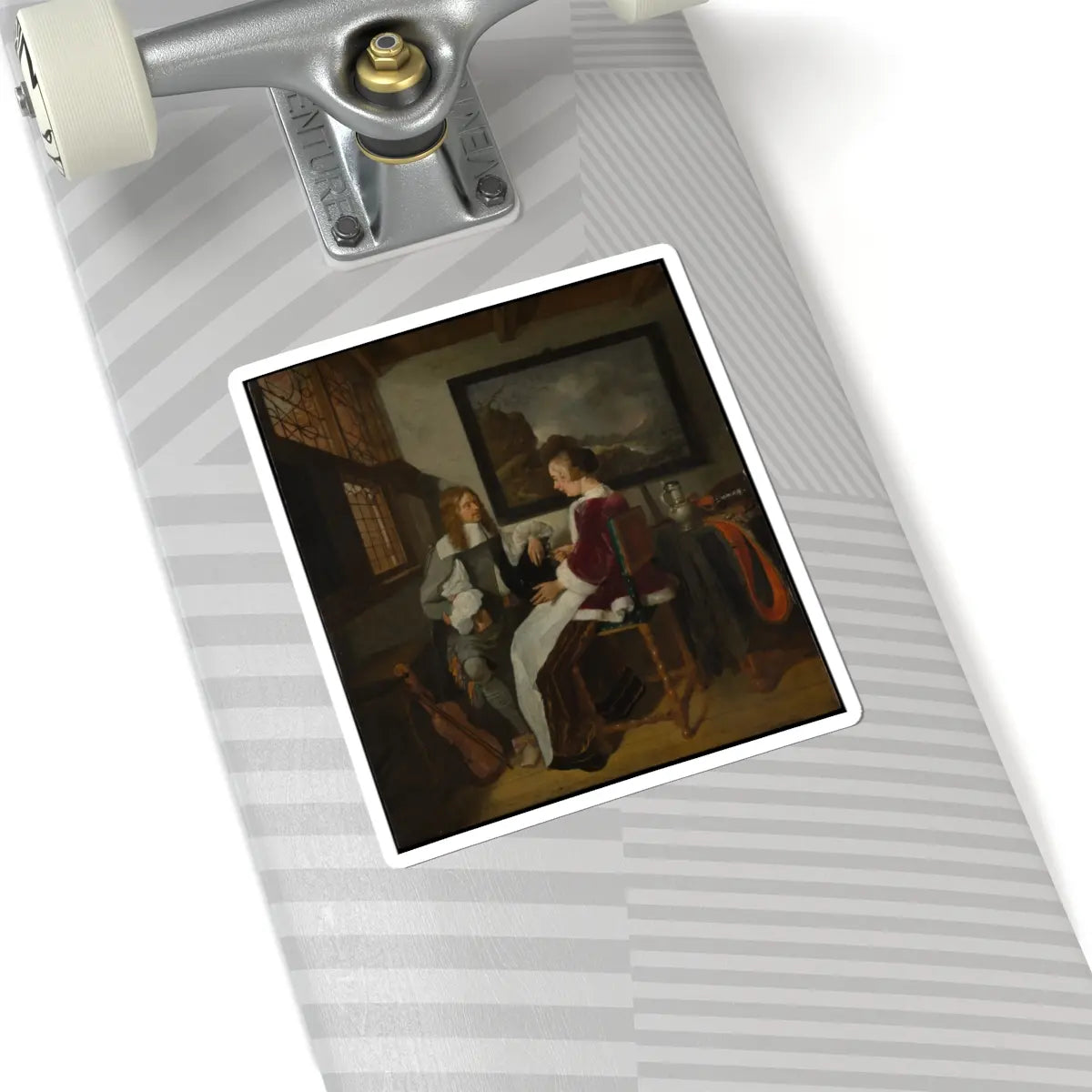 SKU:TSS-STICK-QRJVN-6X6-1N2FU Sizes:6" × 6" Types:White
