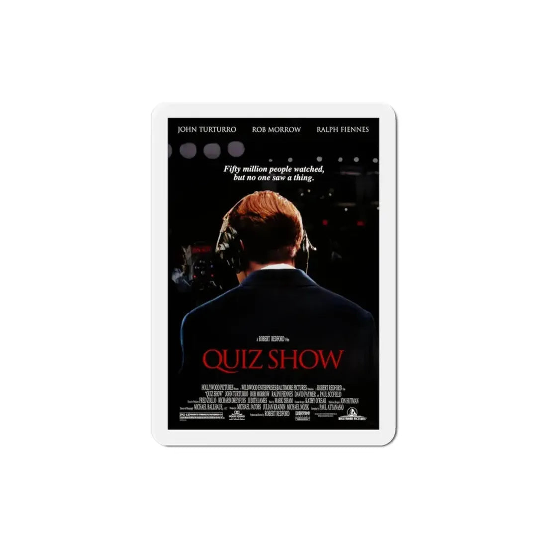 Quiz Show 1994 Movie Poster Refrigerator Magnet 3 Inch - The Sticker Space