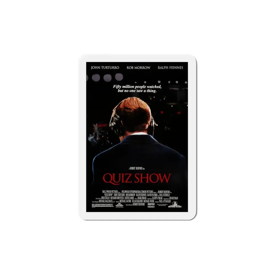 Quiz Show 1994 Movie Poster Refrigerator Magnet 5 Inch - The Sticker Space