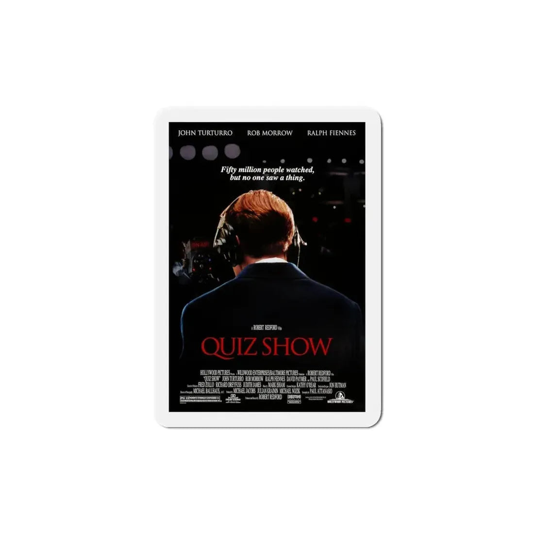 Quiz Show 1994 Movie Poster Refrigerator Magnet 6 Inch - The Sticker Space