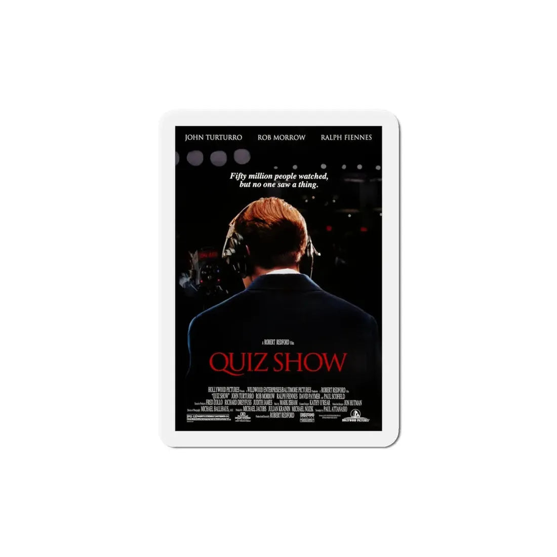 Quiz Show 1994 Movie Poster Refrigerator Magnet - The Sticker Space