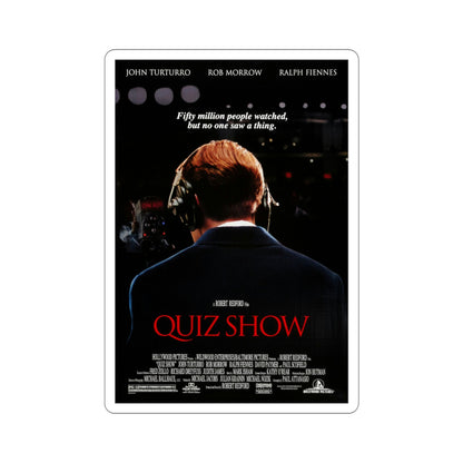 Quiz Show 1994 Movie Poster STICKER Vinyl Die-Cut Decal-4 Inch-The Sticker Space