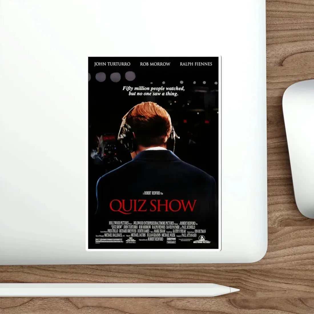Quiz Show 1994 Movie Poster STICKER Vinyl Die-Cut Decal - The Sticker Space
