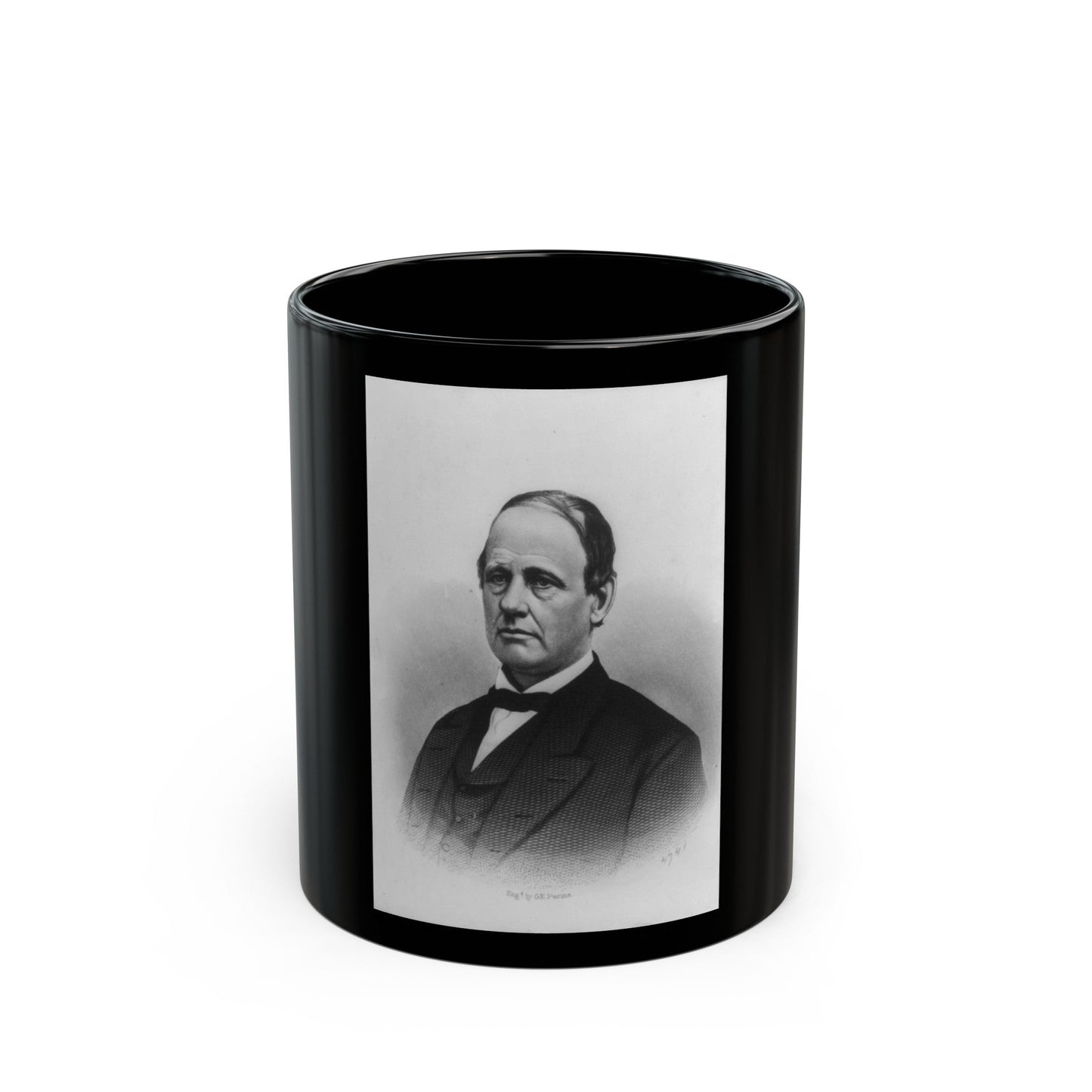 R.P. Buckland, Head-And-Shoulders Portrait, Facing Left (U.S. Civil War) Black Coffee Mug-11oz-The Sticker Space