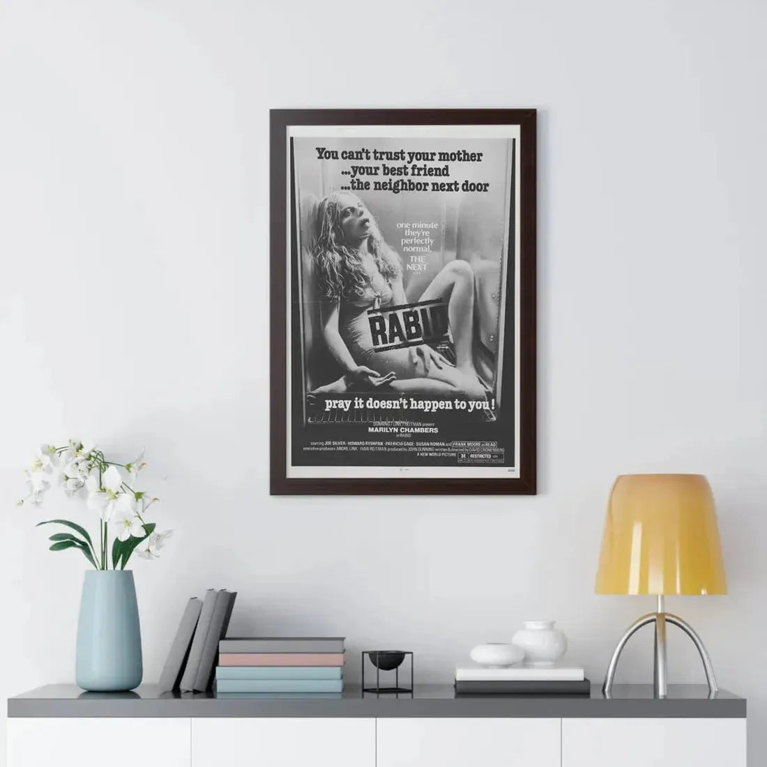 RABID 1977 - Framed Movie Poster - The Sticker Space