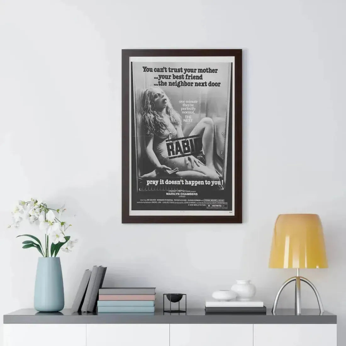 RABID 1977 - Framed Movie Poster - The Sticker Space