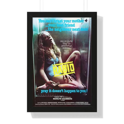 RABID (3) 1977 - Framed Movie Poster 16″ x 24″ Black - The Sticker Space